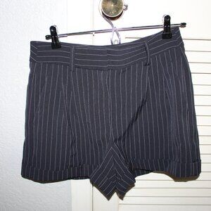 NWT Express High Waisted Pinstripe Pleated Shorts